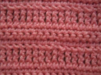 track crochet stitch